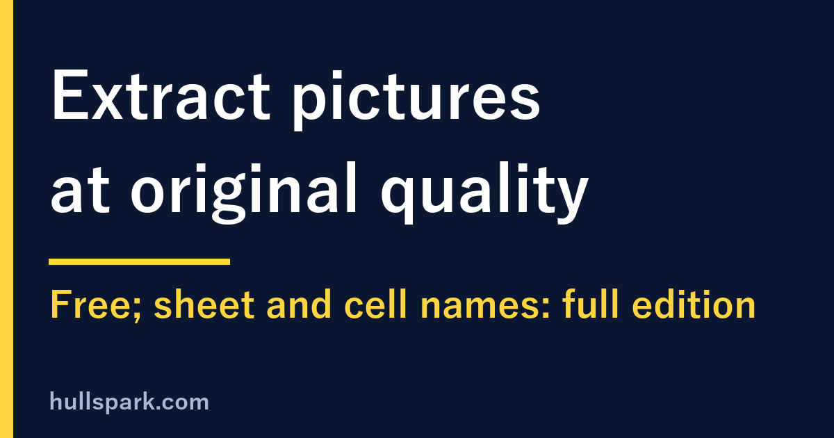 Document Image Extractor: get the pictures out of Excel, Word and PowerPoint files at original quality