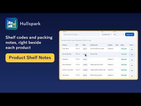 Product Shelf Notes demo video thumbnail