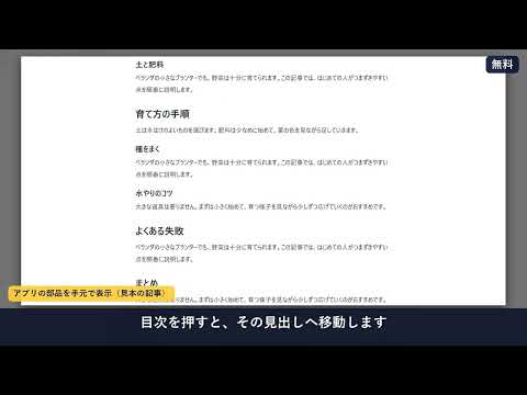 ブログ目次の操作動画のサムネイル
